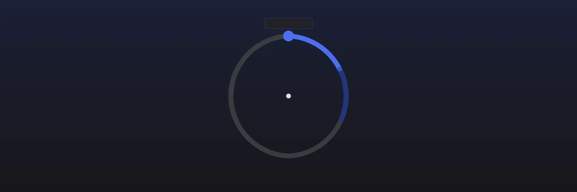 Abstract hero: habit loop arc with a highlighted cue on a dark background